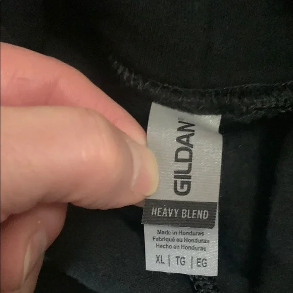 Black message hoodie- Unisex - Picture 5 of 7